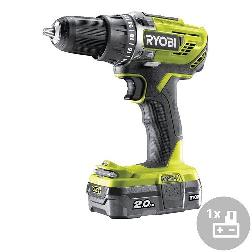 Aku vrtačka 18V Ryobi R18DD3-120S