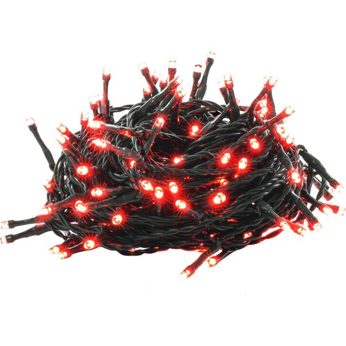 Řetěz 150LED 15+5m RED RETLUX RXL 307